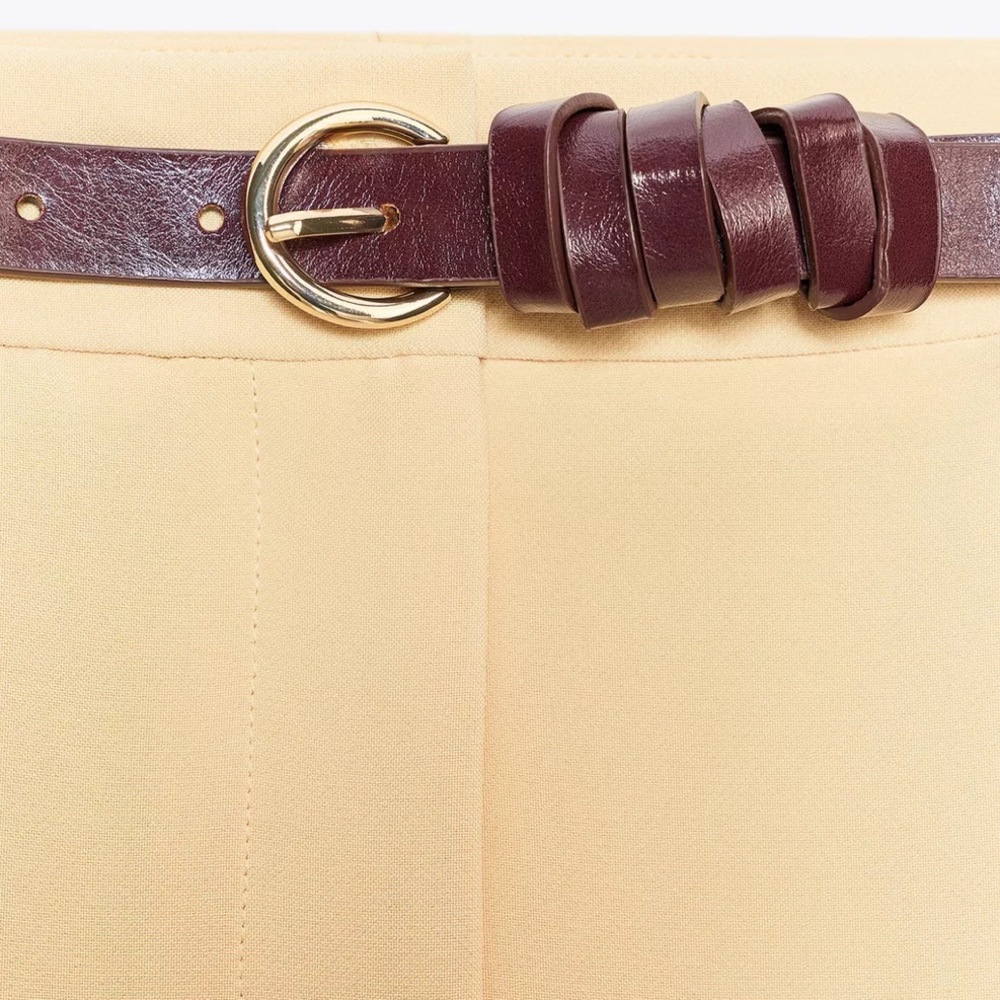 Zara yellow Wide-Leg pants - Picture 8 of 10